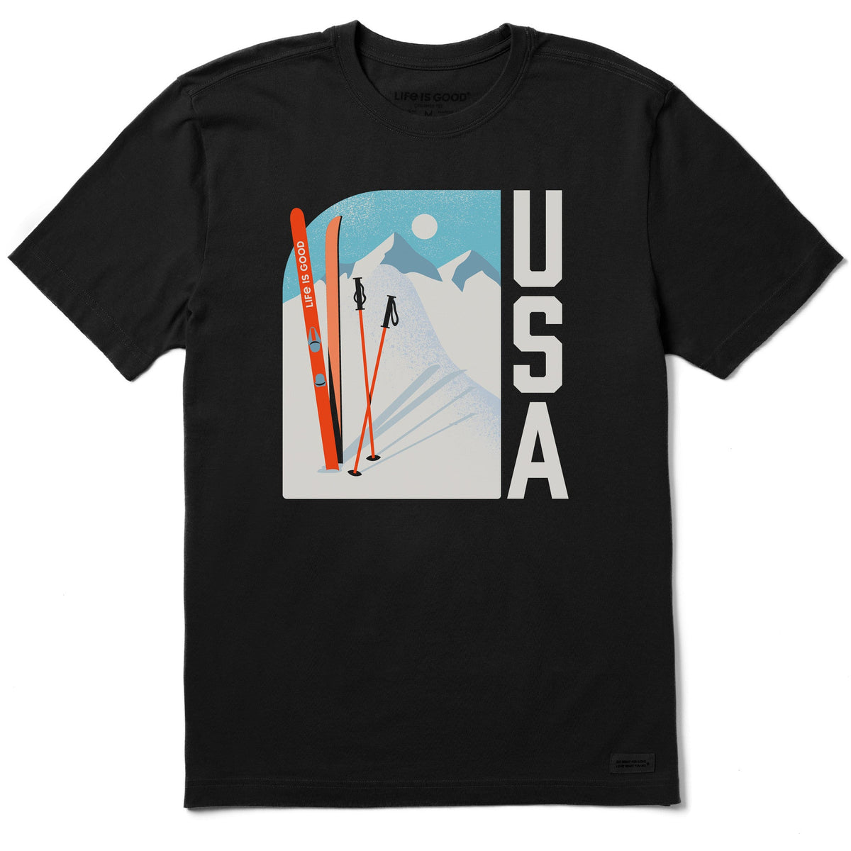 Men's USA Ski Mountain Short Sleeve Crusher Tee product image 1