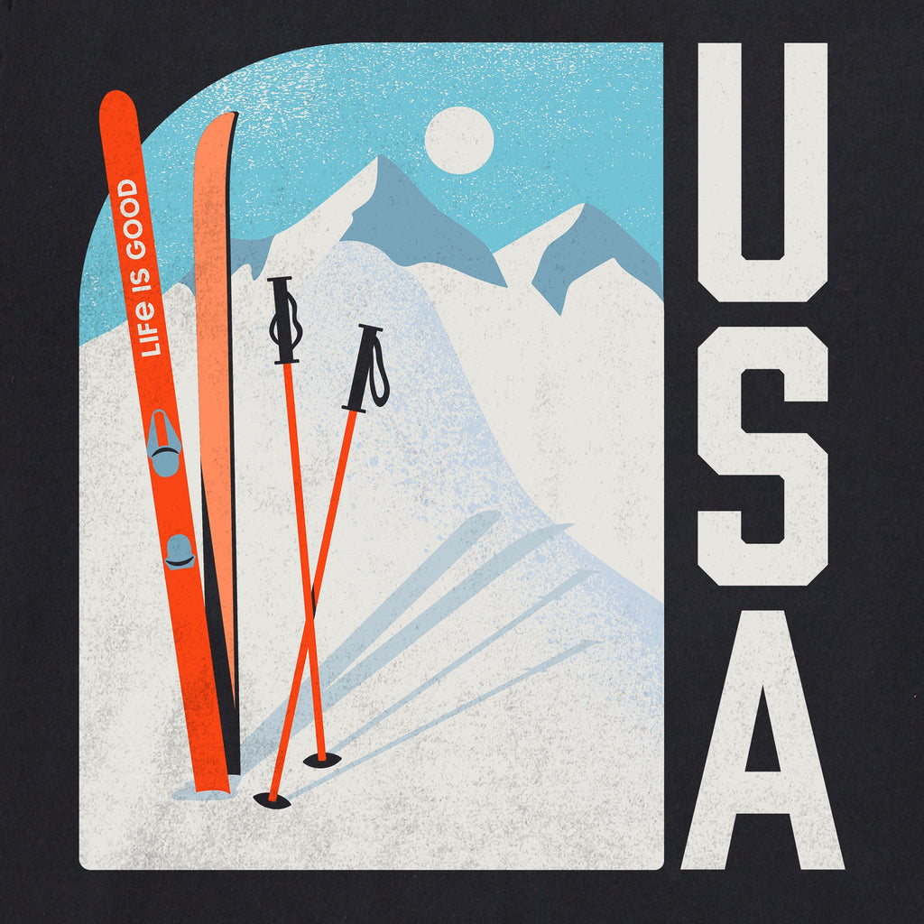 Men's USA Ski Mountain Short Sleeve Crusher Tee product image 2