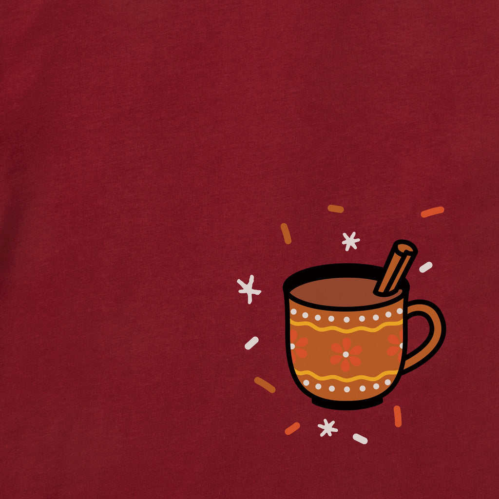 Women's Feliz Navidad Sparkle Long Sleeve Crusher Tee product image 4