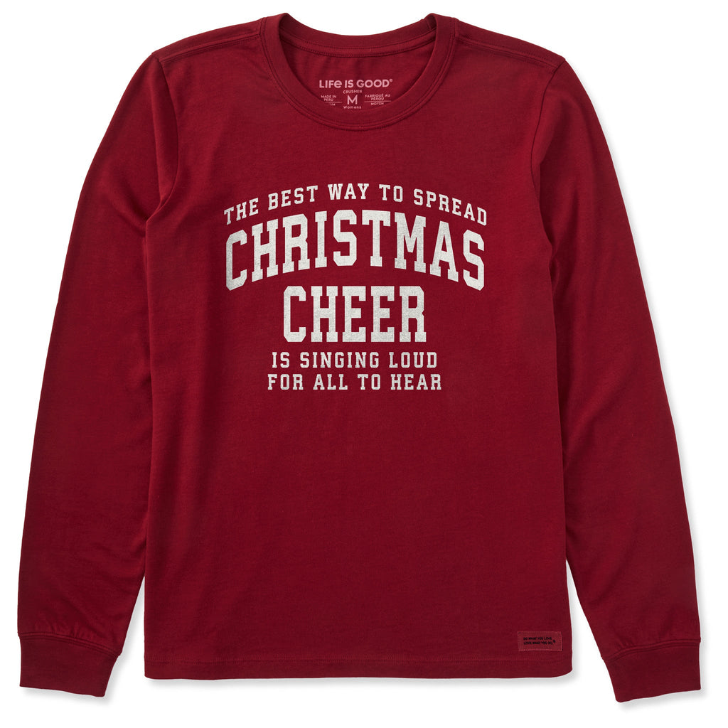Women's Christmas Cheer Arch Long Sleeve Crusher Tee product image 3