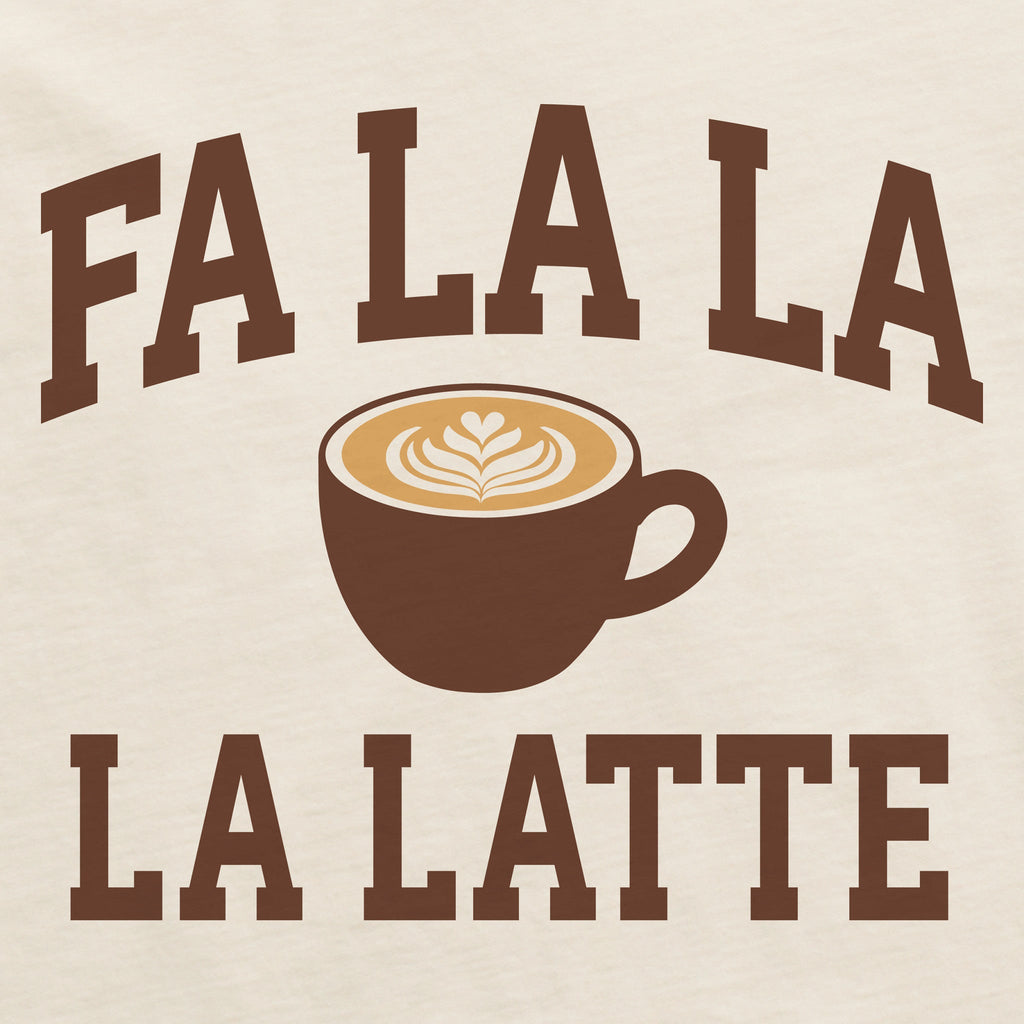 Women's Fa La La La Latte Arch Short Sleeve Crusher Tee
