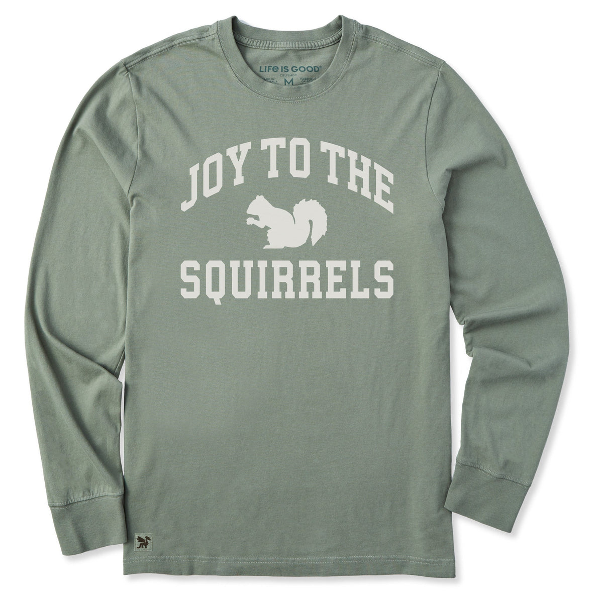 Men's Joy to the Squirrels Arch Long Sleeve Crusher Tee product image 3