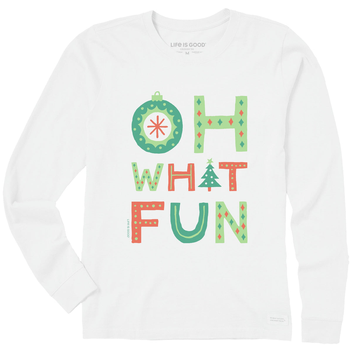 Women's Oh What Fun Long Sleeve Crusher Tee product image 3