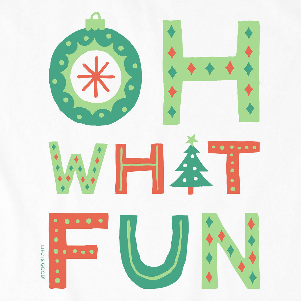 Women's Oh What Fun Long Sleeve Crusher Tee product image 4