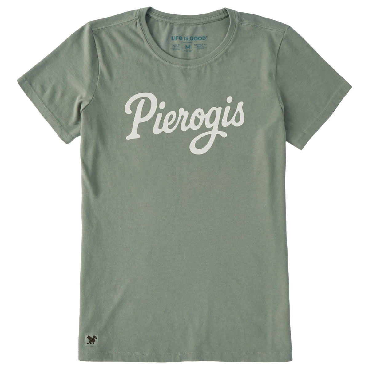 Women's Pierogis Script Short Sleeve Crusher Tee product image 1
