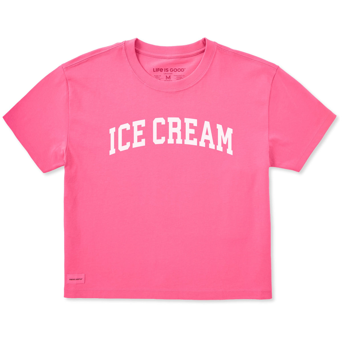 Women's Ice Cream Arch Short Sleeve Crusher Boxy Tee product image 1