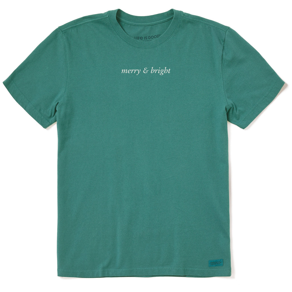 Men's Minimal Merry & Bright Short Sleeve Crusher Tee product image 3