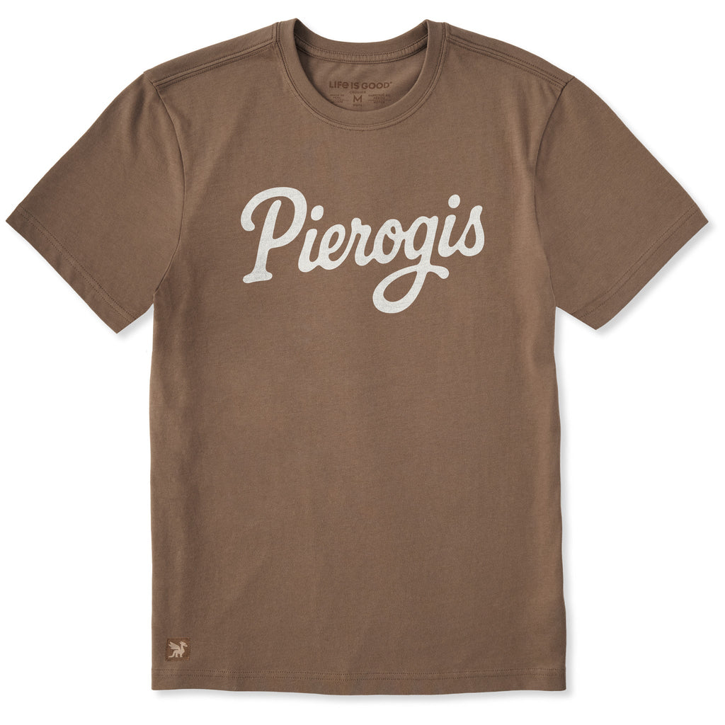 Men's Pierogis Script Short Sleeve Crusher Tee product image 3