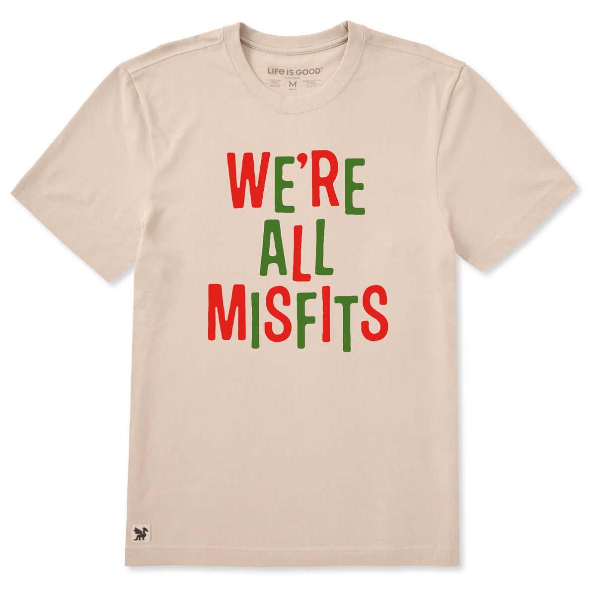 Men's We're All Misfits Jumbled Short Sleeve Crusher Tee product image 3