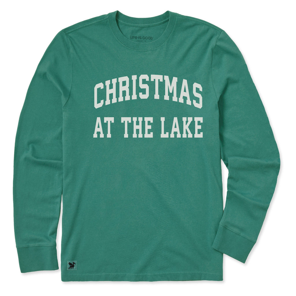 Men's Christmas at the Lake Arch Long Sleeve Crusher Tee product image 3