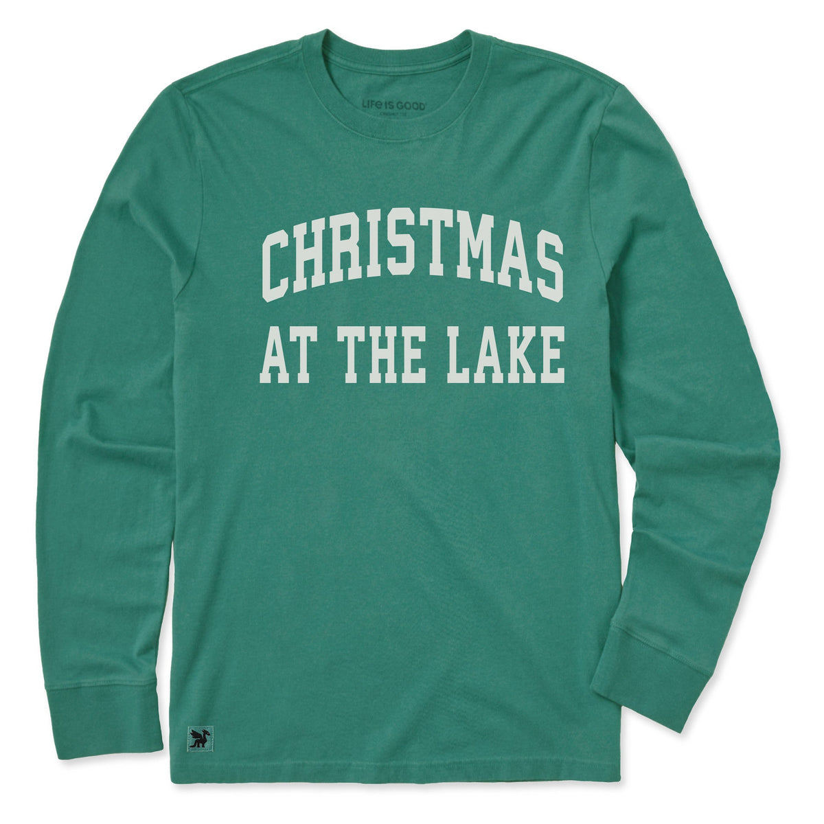 Men's Christmas at the Lake Arch Long Sleeve Crusher Tee product image 3