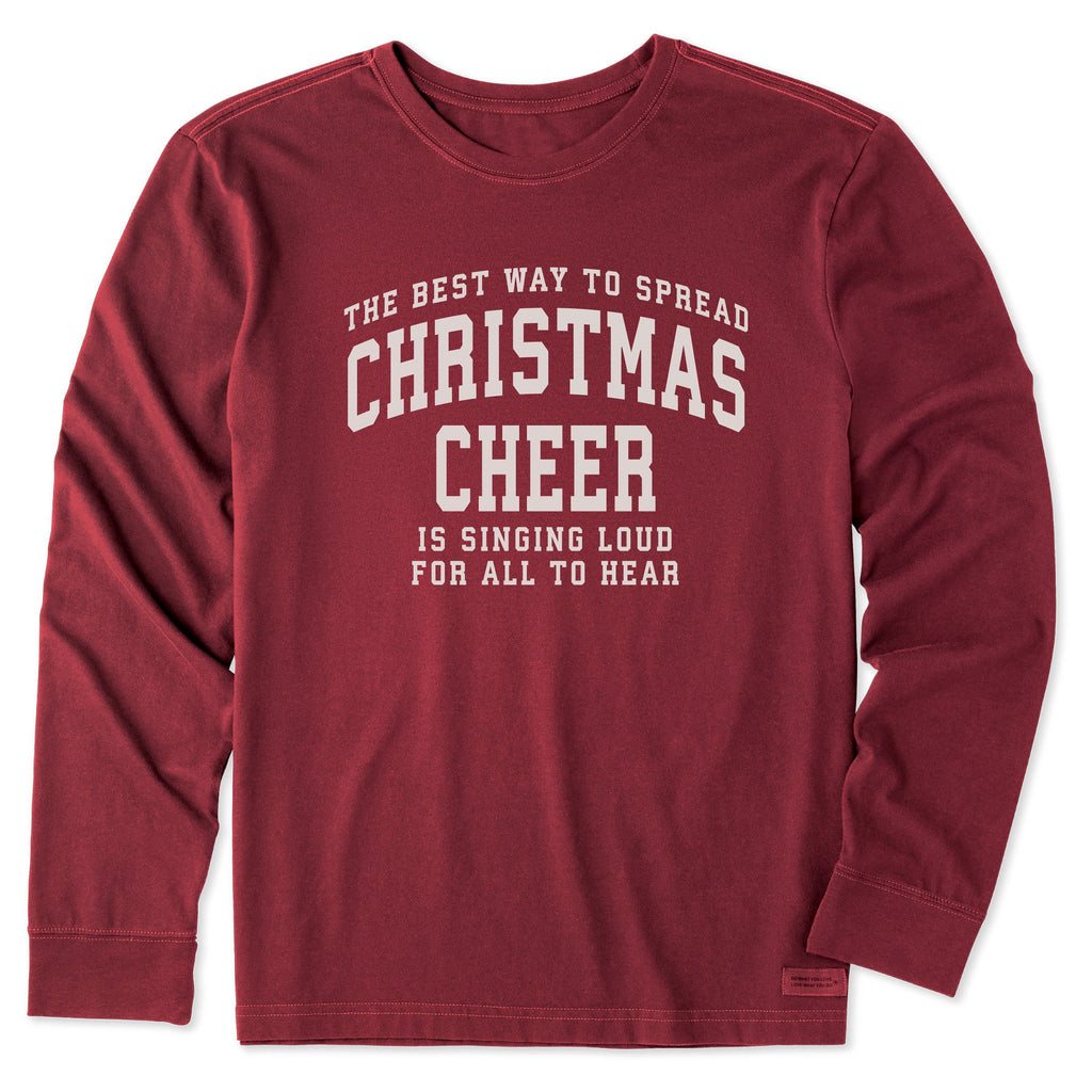 Men's Christmas Cheer Arch Long Sleeve Crusher Tee product image 1