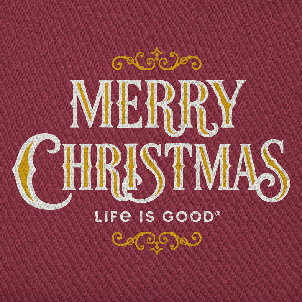 Men's Merry Christmas Decorative Long Sleeve Crusher Tee product image 4