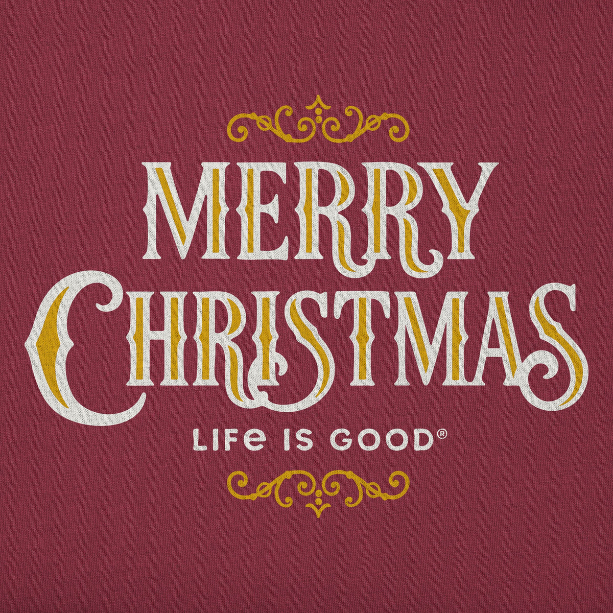 Men's Merry Christmas Decorative Long Sleeve Crusher Tee product image 4