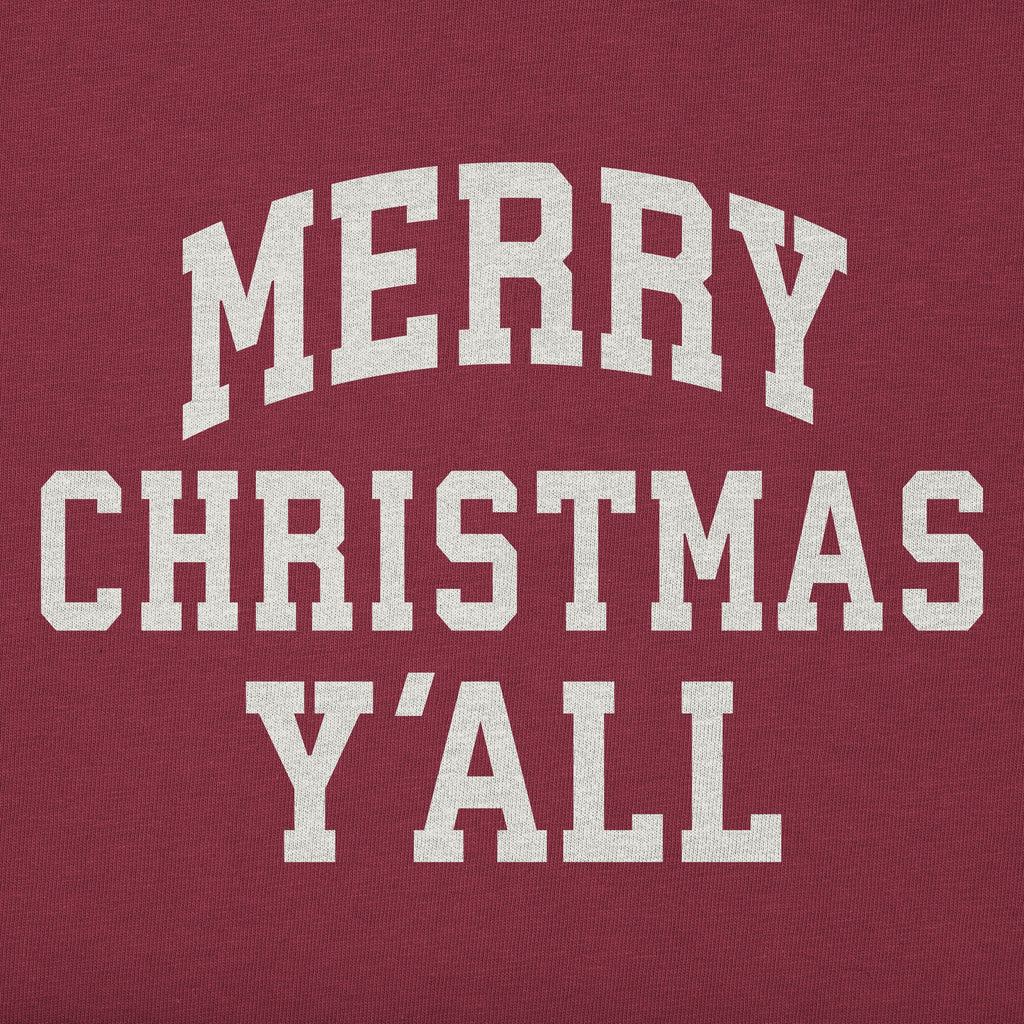 Men's Merry Christmas Yall Arch Long Sleeve Crusher Tee product image 4