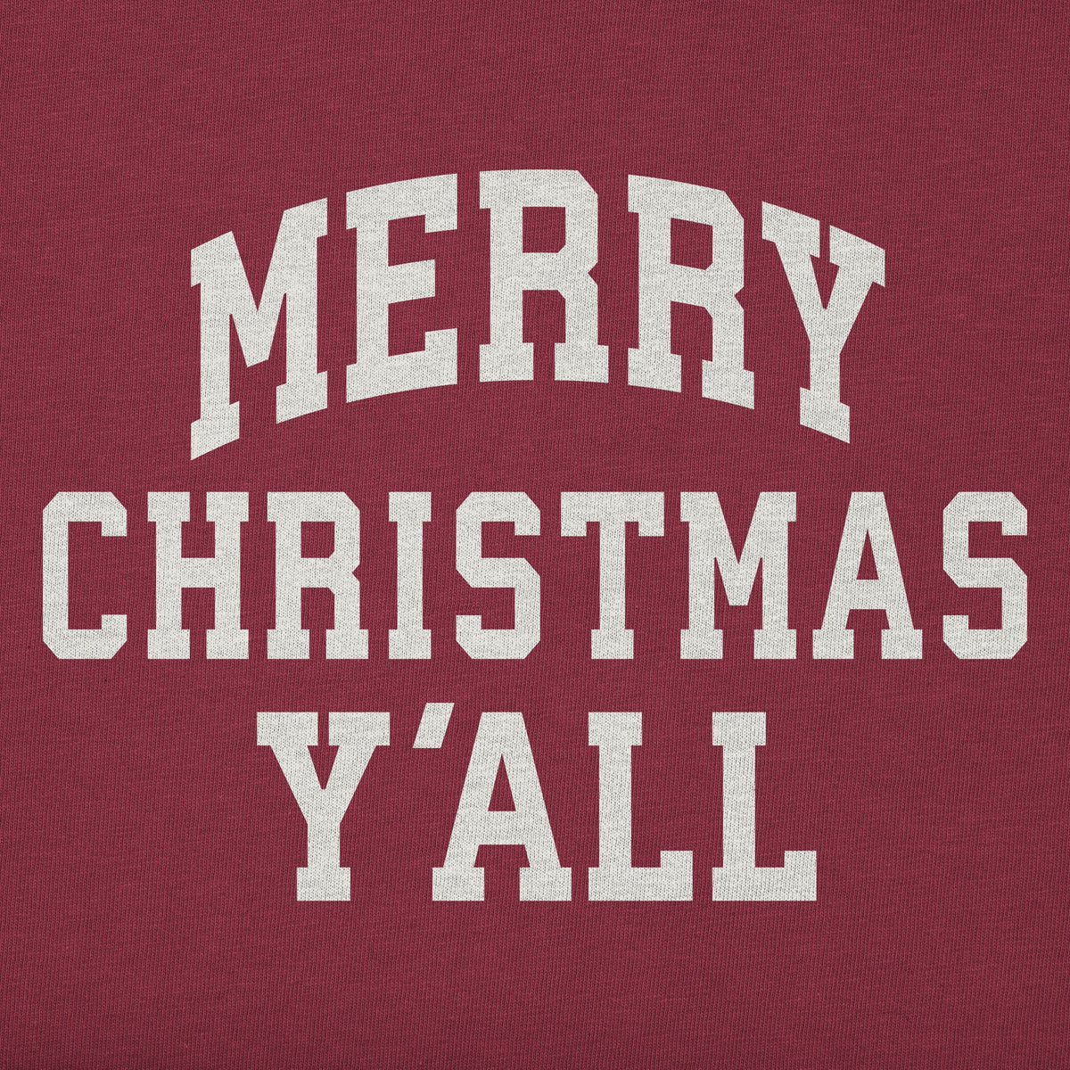 Men's Merry Christmas Yall Arch Long Sleeve Crusher Tee product image 4