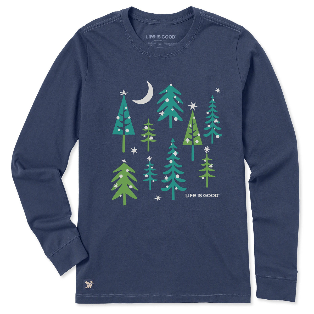 Women's Sparkle Trees Medley Long Sleeve Crusher Tee product image 3