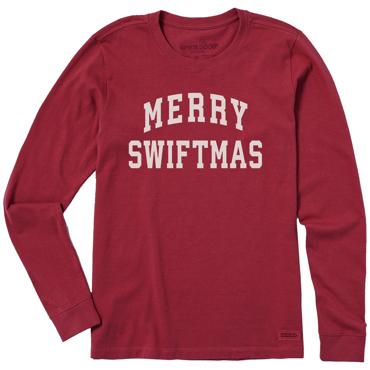 Women's Merry Swiftmas Arch Long Sleeve Crusher Tee product image 3