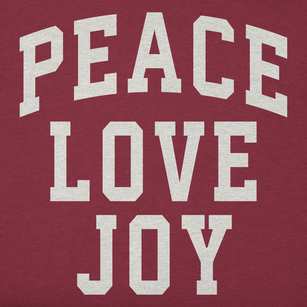 Women's Peace Love Joy Arch Long Sleeve Crusher Tee product image 4