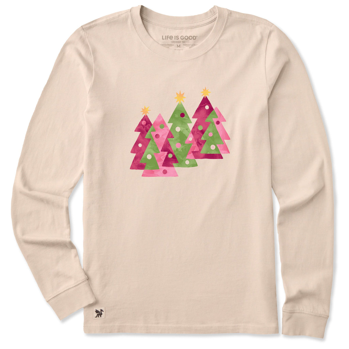 Women's Christmas Trees Long Sleeve Crusher Tee product image 1