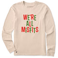 Women's We're All Misfits Jumbled Long Sleeve Crusher Tee product image 1
